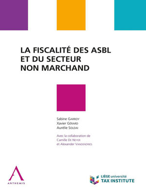 cover image of La fiscalité des ASBL et du secteur non marchand